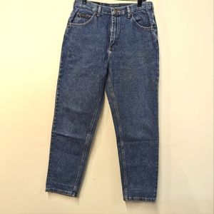 Vintage 80s 90s High Rise Tapered Mom Jeans Lee Riders 10